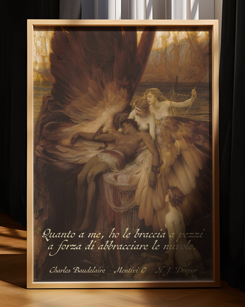 Poster - Il lamento di un Icaro (Charles Baudelaire e H. J. Draper)