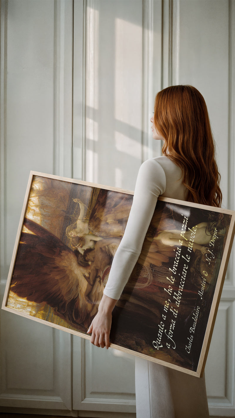 Poster - Il lamento di un Icaro (Charles Baudelaire e H. J. Draper)