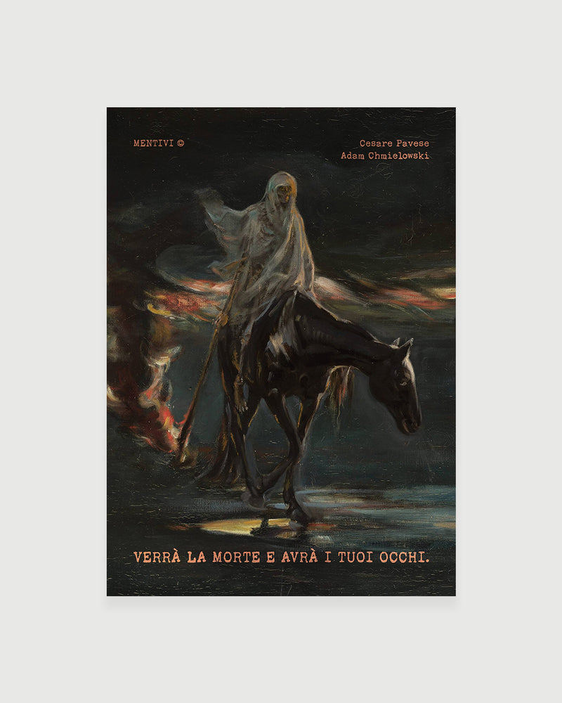 Poster - Verrà la morte e avrà i tuoi occhi (Cesare Pavese e A. Chmielowski)
