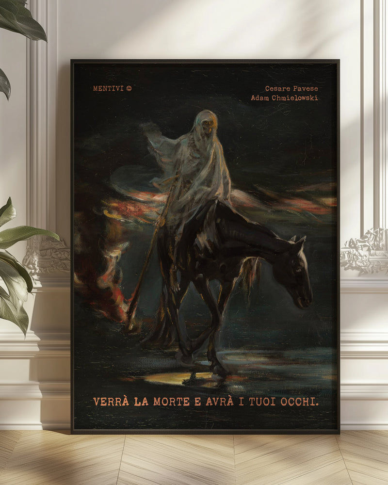 Poster - Verrà la morte e avrà i tuoi occhi (Cesare Pavese e A. Chmielowski)